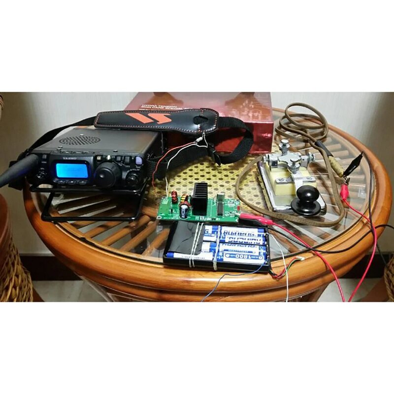 Papan amplifier daya RF 10W 13.56MHz, papan amplifier RF gelombang pendek pemancar CW radio QRP 11-15mhz 5-9mhz