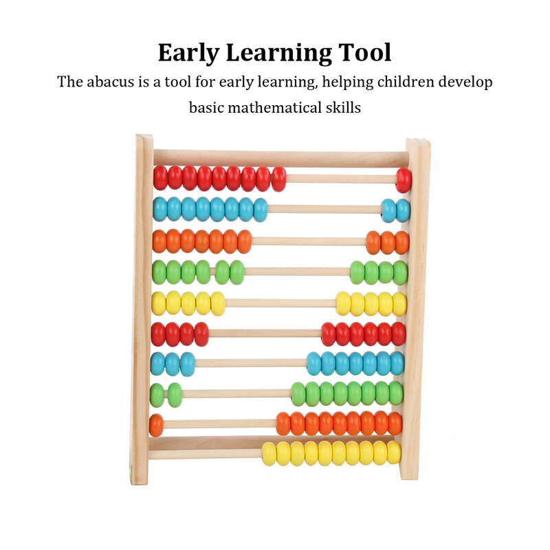 لعبة المعداج الخشبي للأطفال ، التعلم المبكر ، التعليم ، رحلة في الرياضيات ، المرح