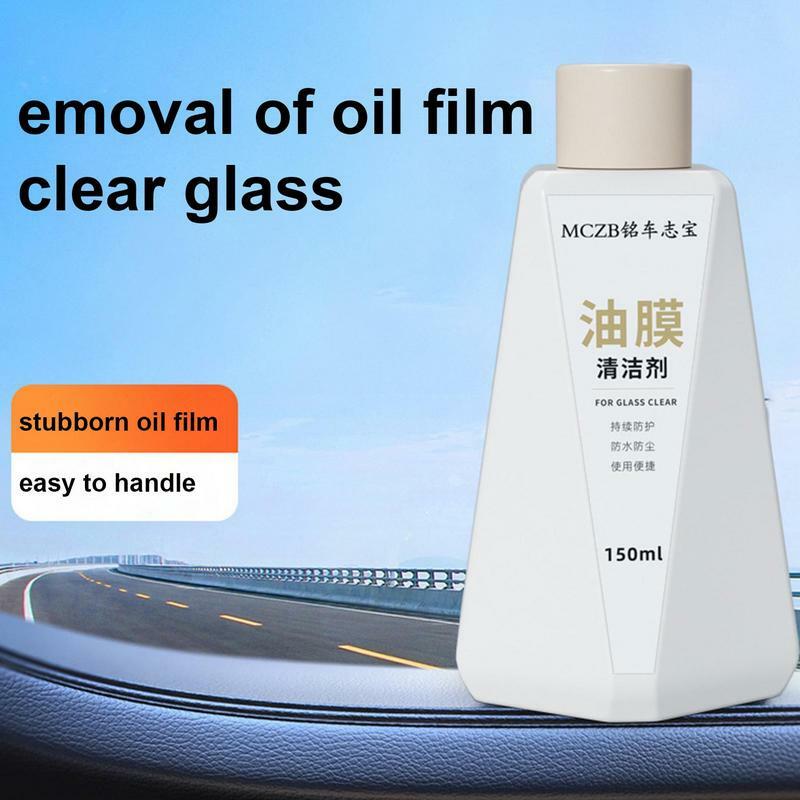 Car Windshield Oil Film Cleaner Auto Window Cleaner 150ml Auto Glass Polish Oil Remover Glass Stripper Water Stains Remover