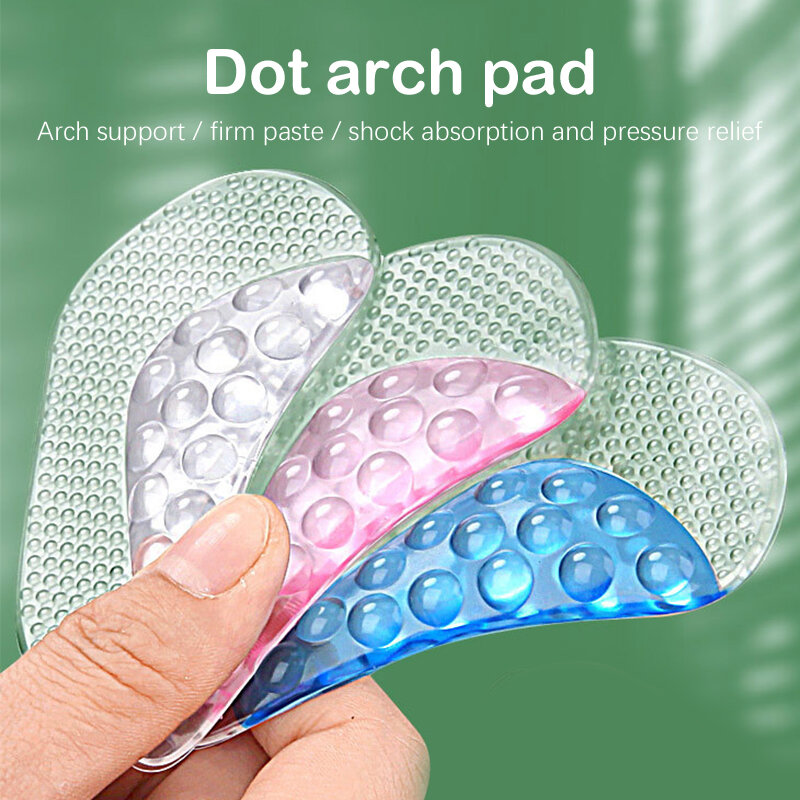1Pair Orthotic Insole Kids Arch Support Insole Flat Foot Flatfoot Corrector Shoe Cushion Insert Silicone Gel Orthopedic Pad