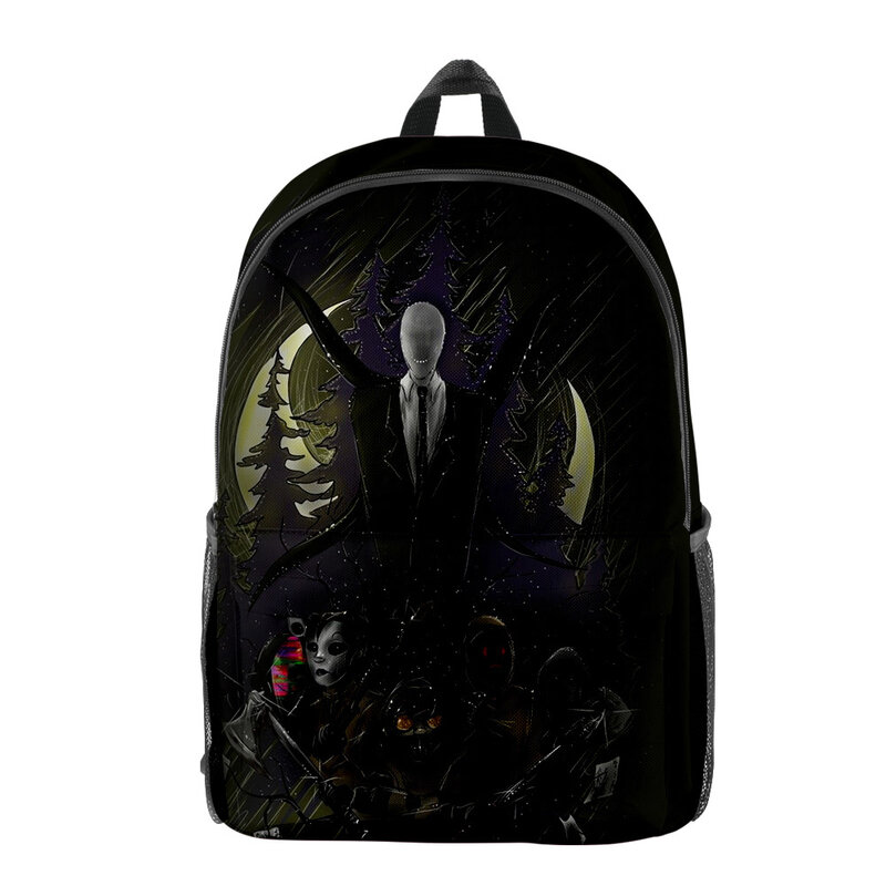 Creepypasta Merch Backpack Student School Bag Unisex Zipper Daypack 2023 Casual Traval Bag Harajuku Bag