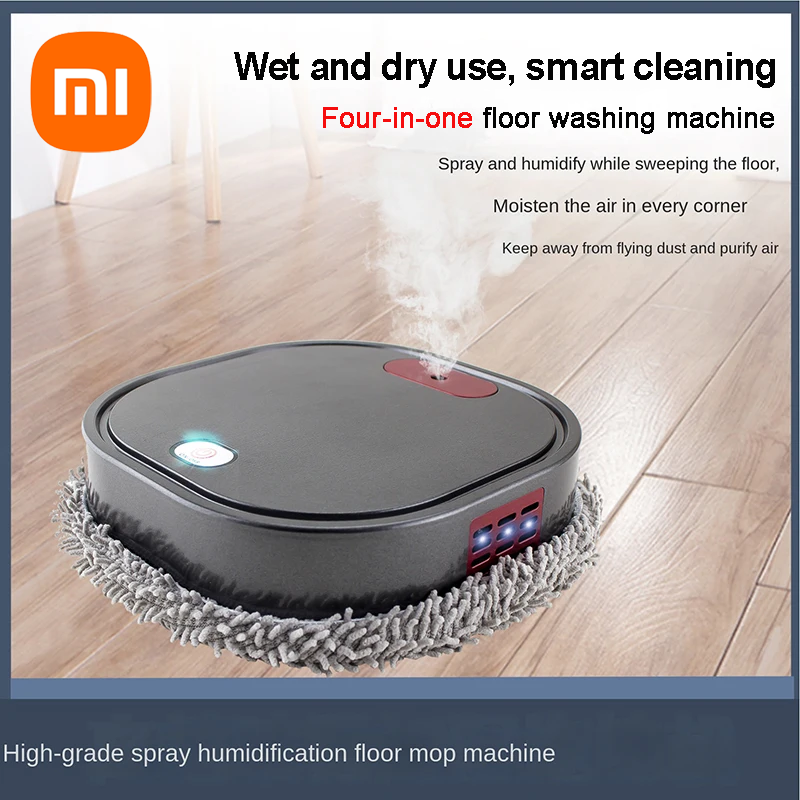 Xiaomi Intelligente Vegen Robot Natte En Droge Stille Stofzuiger Bevochtigende Spray Krachtige Reiniging Huishoudelijke Apparaten