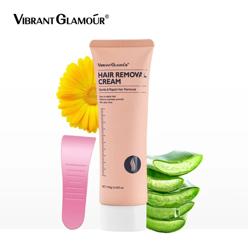 VIBRANT GLAMOUR hair removal cream Mild and not harmful to the skin Skin care