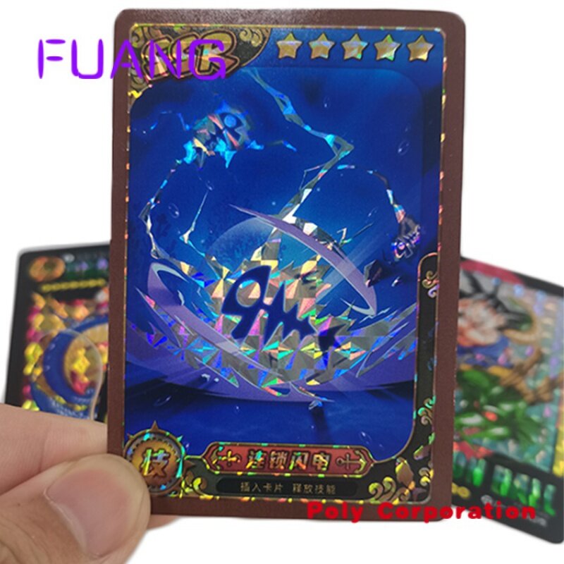 Custom  Custom Trading Card Holographic Foil Playing Card Custom Logo Design Trading Card Game