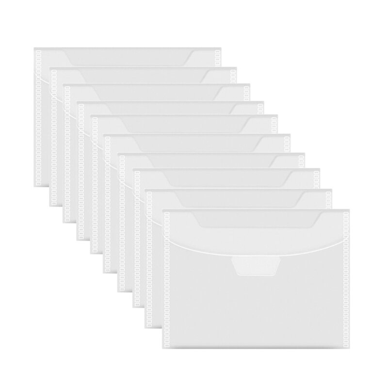 YYDS 10 tasche trasparenti per fornitura fustelle per creazione carte