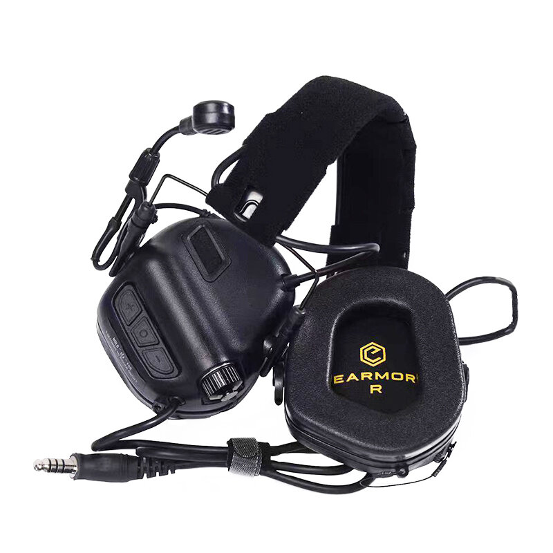 EARMOR-auriculares tácticos de tiro, Protector auditivo para M32-Mark3, MilPro, estándar militar, MIL-STD-416, comunicaciones electrónicas