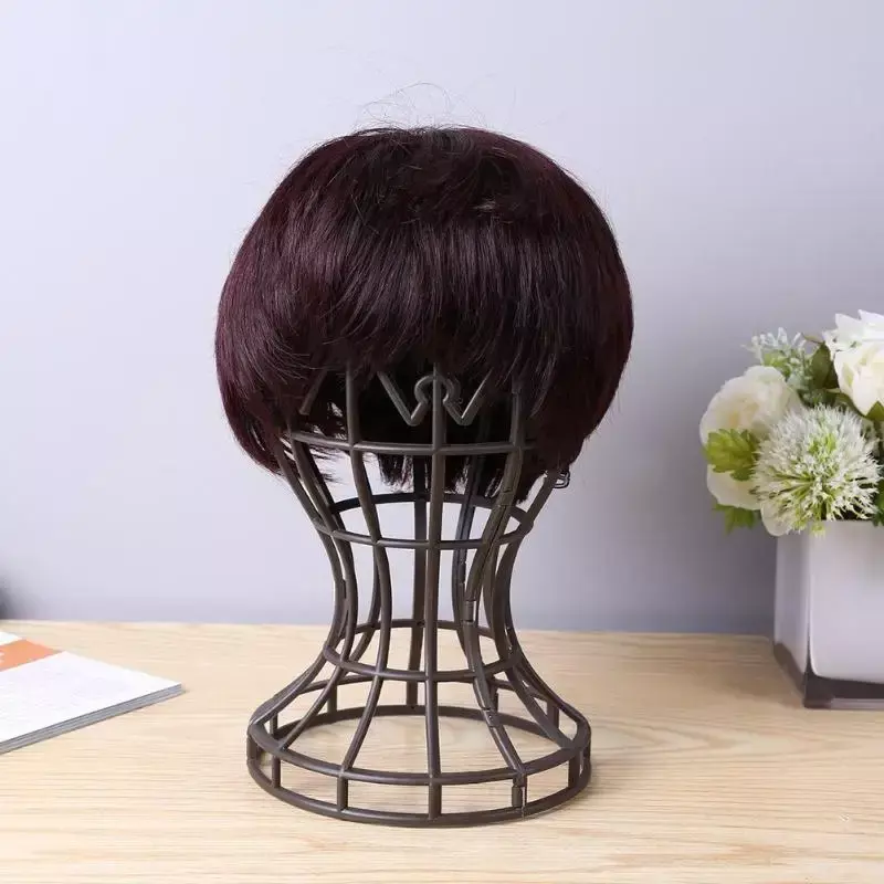 Kształt latarni plastikowa peruka stojak na czapkę składana uniwersalna peruka stojak na głowę