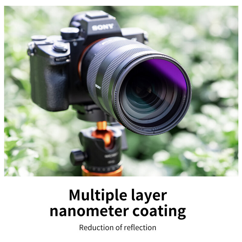 K & F Concept-filtro de lente nano-x GND16, vidrio óptico HD, gradiente suave con recubrimiento de 49mm, 52mm, 55mm, 58mm, 62mm, 67mm, 72mm, 77mm, 82mm