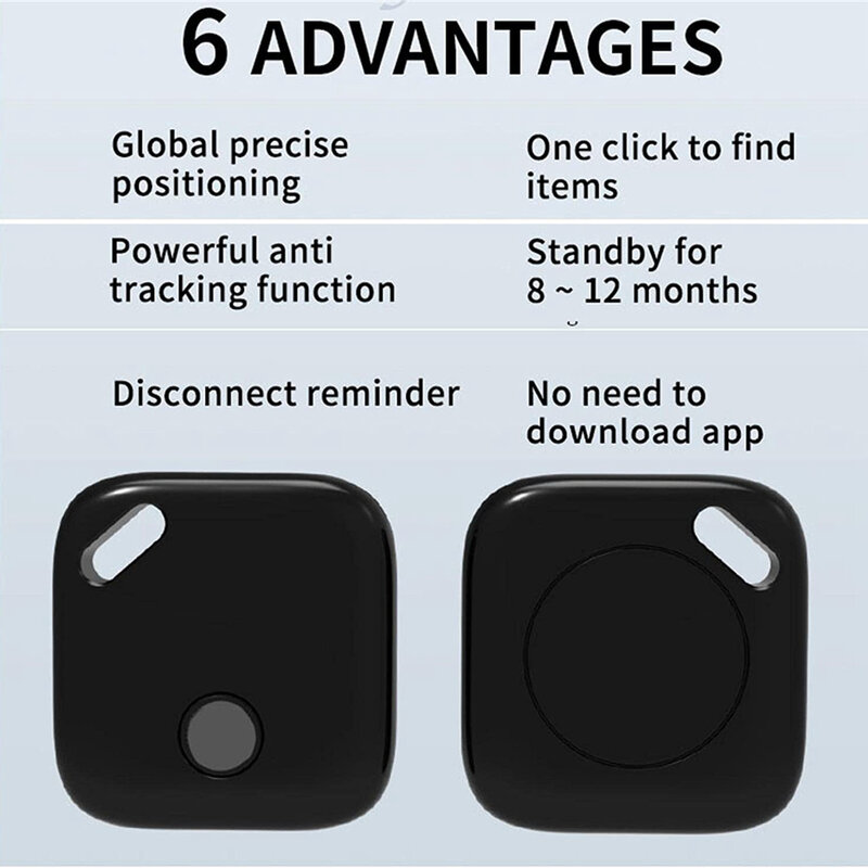 Key Finder Locator portafoglio Bag posizionamento globale iTag Smart Tracker dispositivo Anti-smarrimento Bluetooth-compatibile con trova la mia App IOS