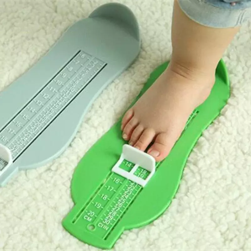 Medidor de medida do pé infantil, Ferramenta de medição do tamanho dos sapatos, Sapato infantil do bebê, Medidor de acessórios para criança