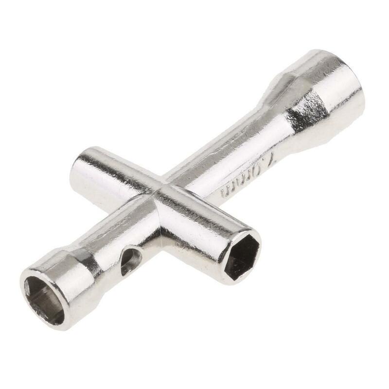 Metalen Mini Kruis Moersleutel Sleutel Onderhoud Tool M2/M2.5/M3/M4
