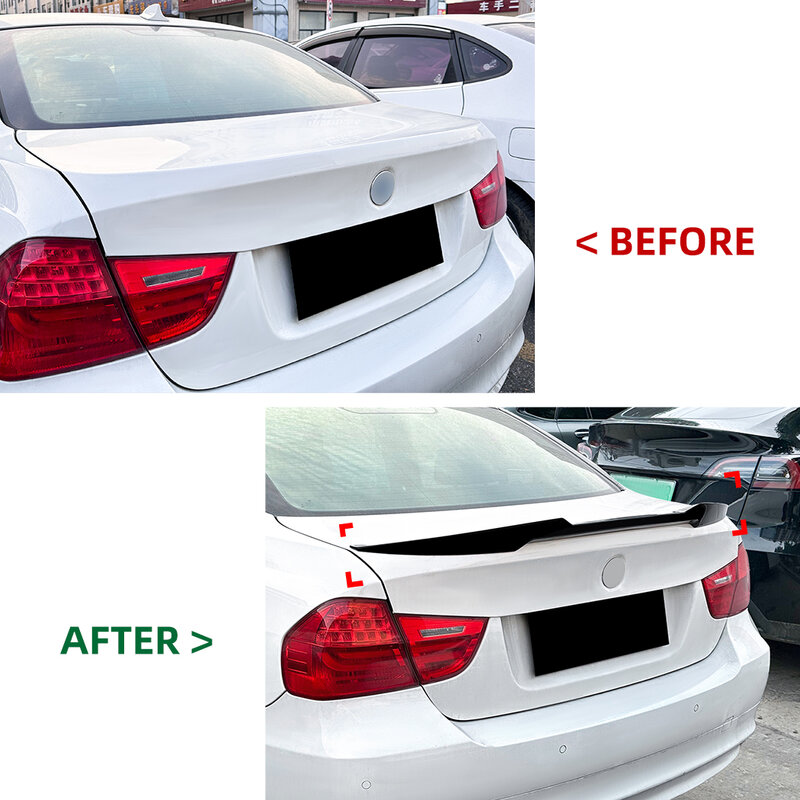 Tail Wing Rear Trunk Lid Car Spoiler Wing For BMW 3 Series E90 M4 2005-2012 Triim Spoiler Auto Decoration