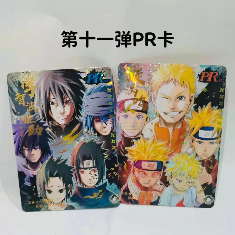 Vários Pcs Anime Naruto Cartões Shippūden Kakashi Ninja TCG SSR Rare Trading Collection Cartões Battle Carte para Crianças Presente Brinquedos