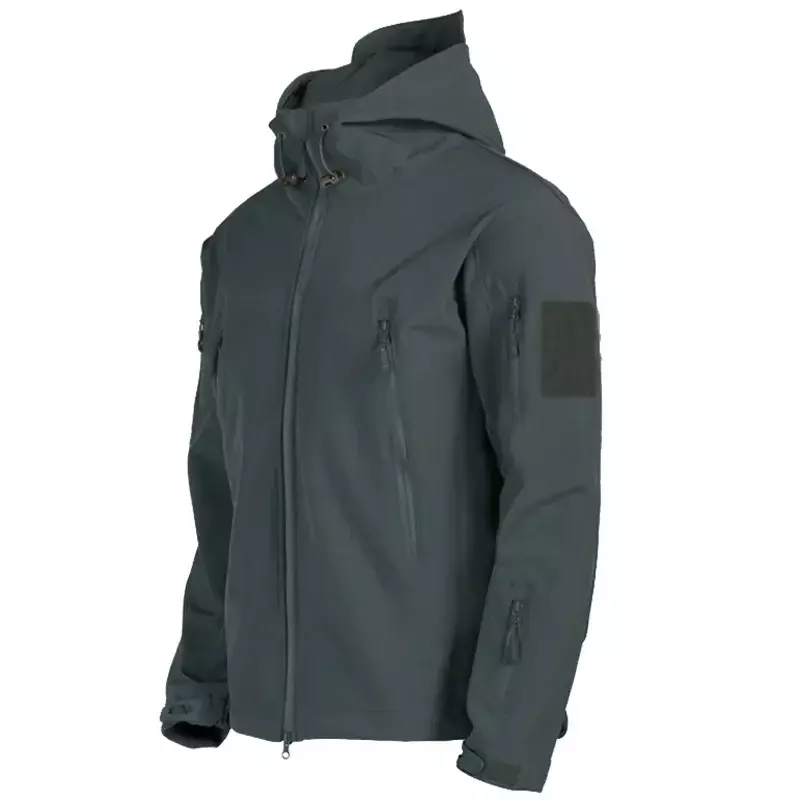 Jaqueta tática Shark Skin Soft Shell, blusão impermeável, jaqueta de combate para homens, casacos bombardeiros com capuz, jaquetas ao ar livre, novo, 2022
