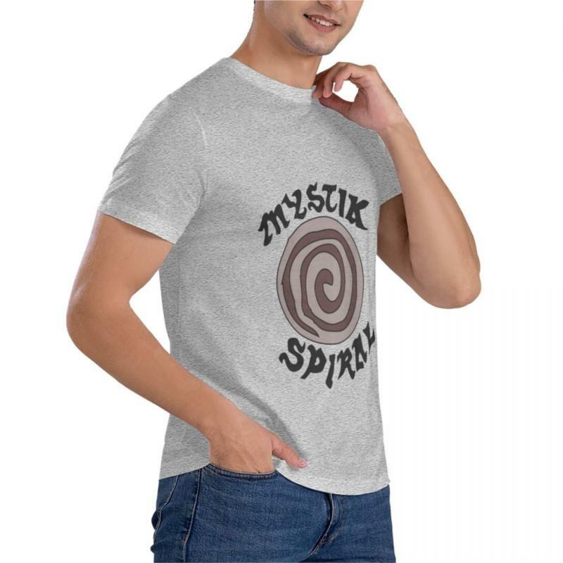 Summer t shirt men The Spiral Essential T-Shirt Short sleeve tee men plain t shirts men Cottom mens t-shirt