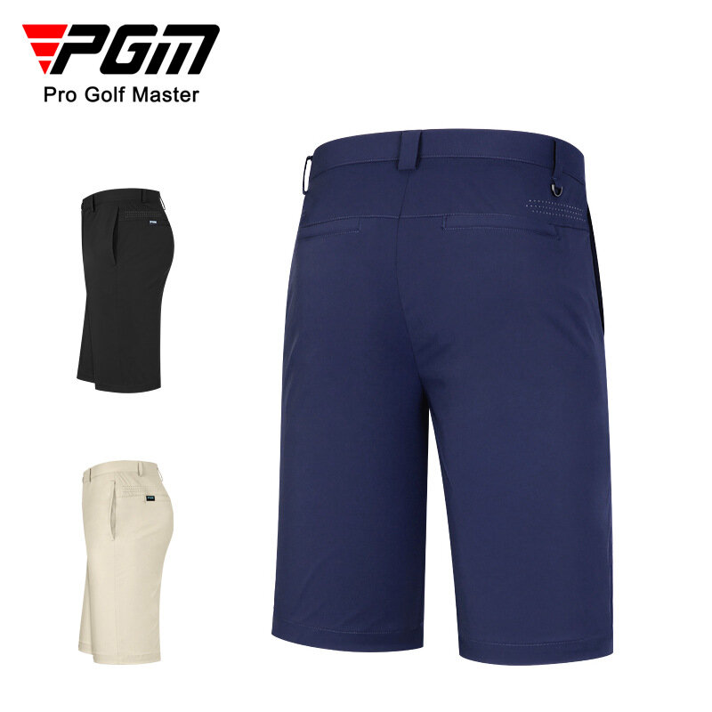 PGM Men Golf Stretch Shorts Summer Quick Dry Solid Refreshing Breathable Pants Comfortable Cotton Clothing Sports Wear  KUZ130