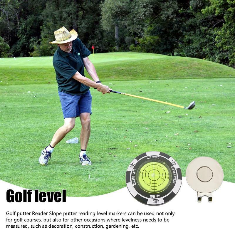 Lector de pendiente verde de Golf para hombre, marcador de pelota de Clip con pantalla de escala, accesorios de Golf, nuevo