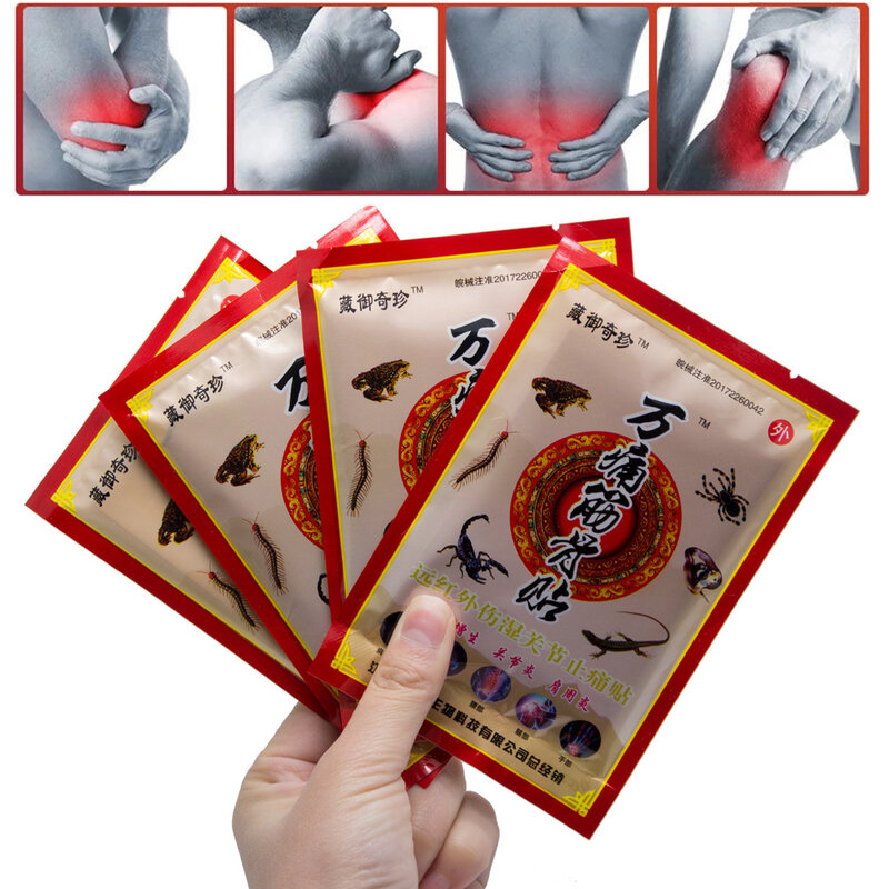 8Pcs Artritis Pijn Patch Kruiden Gips Chinese Geneeskunde Schouder Lumbale Cervicale Gips Hals Rug Pijn Stickers