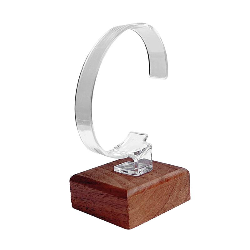 Soporte de exhibición de reloj multifuncional, herramienta estable de Base de madera para joyería, pulsera, estante de exhibición de brazalete, soporte de reloj de pulsera para mostrador