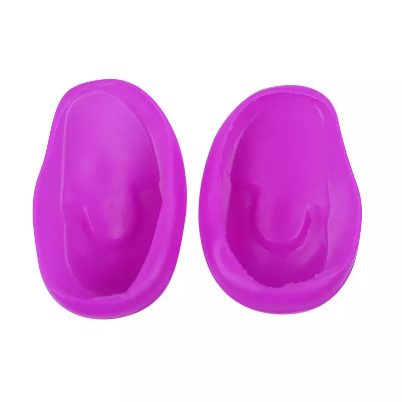 2pcs Silicone Ear Cover Hair Coloring Dyeing Protector Ear Waterproof  Salon Ear Shield Earmuffs Caps Shower Styling Accessories