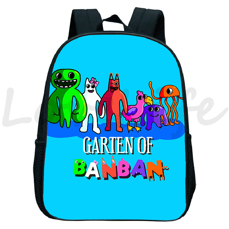 12 Inch Garten Of Banban Backpacks for Kids Boys Girls School Bags Cartoon Kindergarten Bookbag Children Small Rucksack Gifts