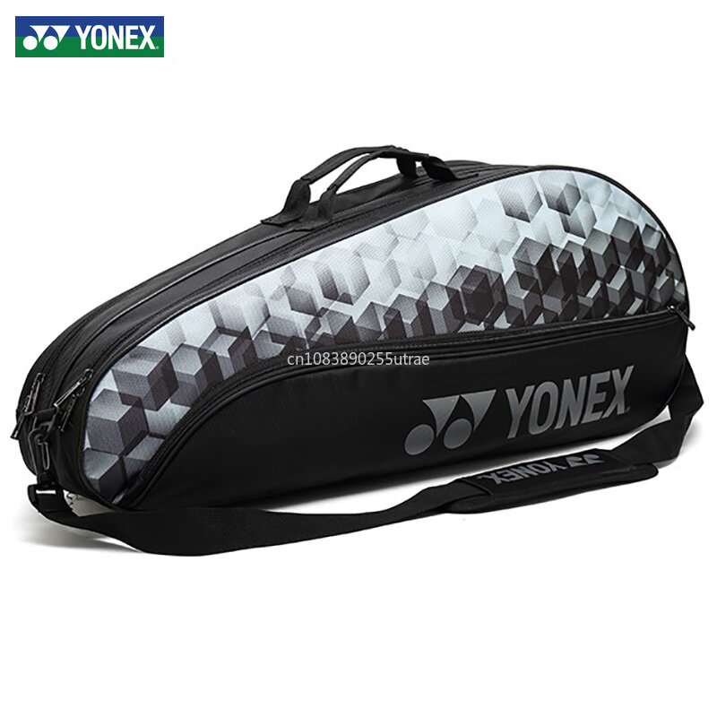 Yonex 정품 배드민턴 가방, 라켓 3 개, 여성 남성 스포츠 핸드백, 경기 훈련용