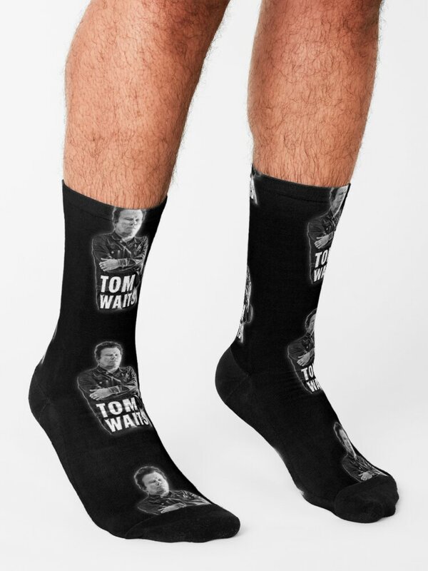 Tom Waits-calcetines de diseñador para hombre y mujer, medias de lujo para correr, regalos