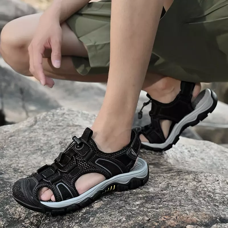 New Fashion Lightweight Casual Shoes Men's Beach Sandals Summer Gladiator Men Sandals Outdoor Wading Shoes Breathable Men Shoes