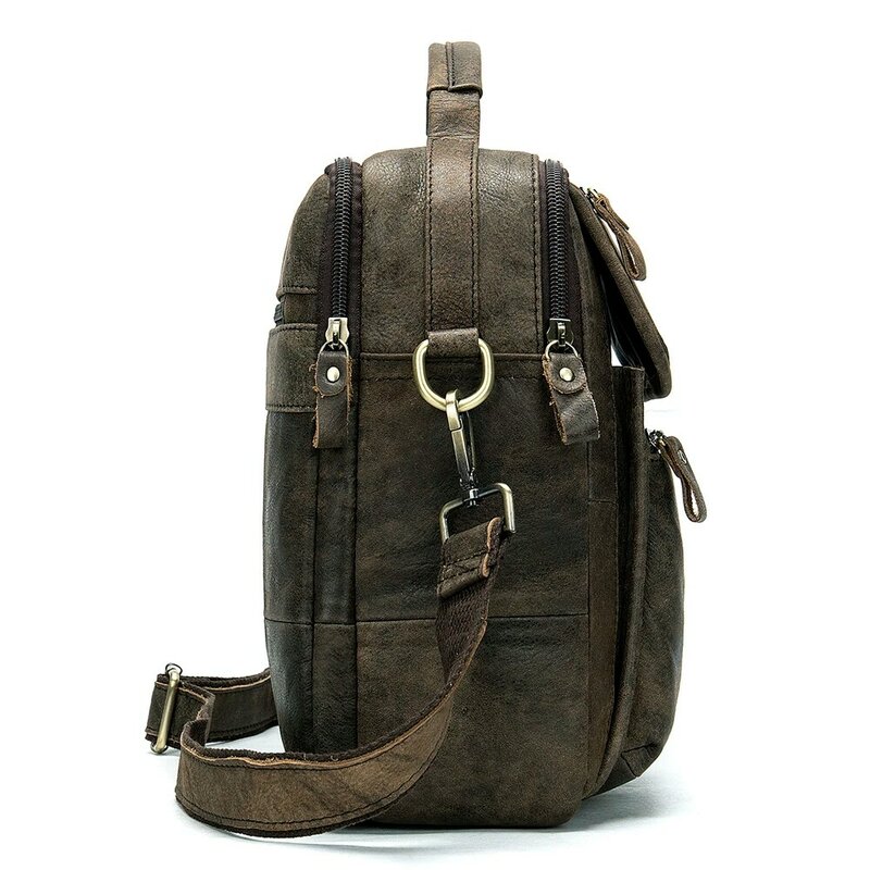 Сумка-мессенджер WESTAL мужская с верхней ручкой, модная кожаная сумочка на плечо, дизайнерский саквояж кросс-боди, 369