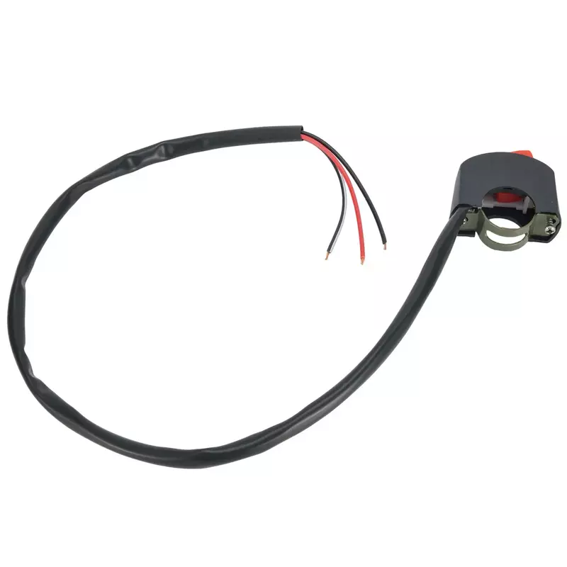 Handlebar Switch ON/OFF Switch 2-25cm/ 7/8\" 22mm About 52cm/20.5\" DC12V/10A Universal On The Handlebar Easy Oparate