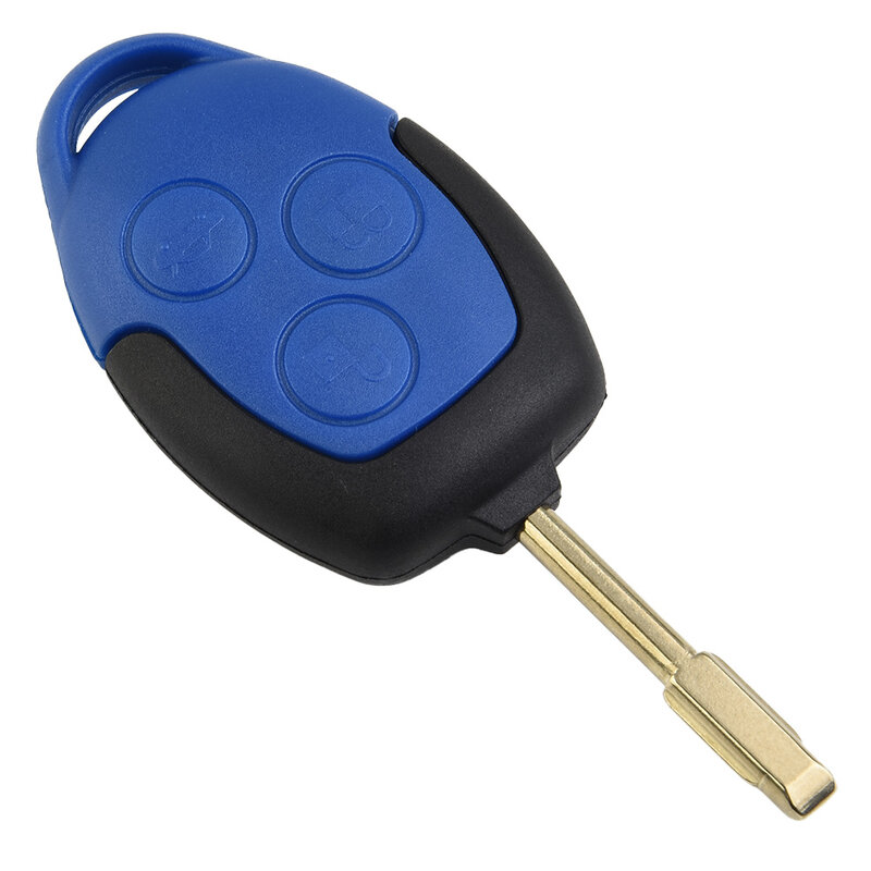 3 BUTTONS Car Key Fob Case Blue Remote Case For Ford For TRANSIT MK7 2006 - 2014 Models Car Replacement Parts