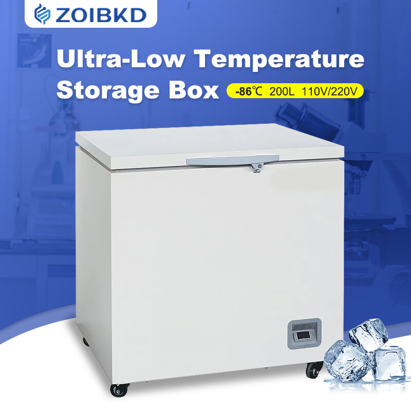 ZOIBKD Labor Ausrüstung DW-86W200 Ultra-Niedrigen Temperatur Lagerung Box Haushalt Große-Kapazität Stumm Umweltschutz