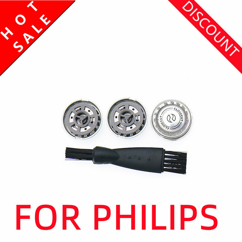 3Pcs New Shaver Head Replacement Razor Blade For Philips AT610 AT620 FT618 FT668 HQ6900 HQ6868 HQ6940 HQ6854 HQ6990 HQ6920