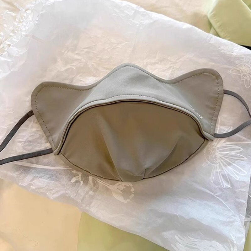 Máscara De Seda De Gelo Respirável Anti-UV, Face Veil, Hot Sale Gift