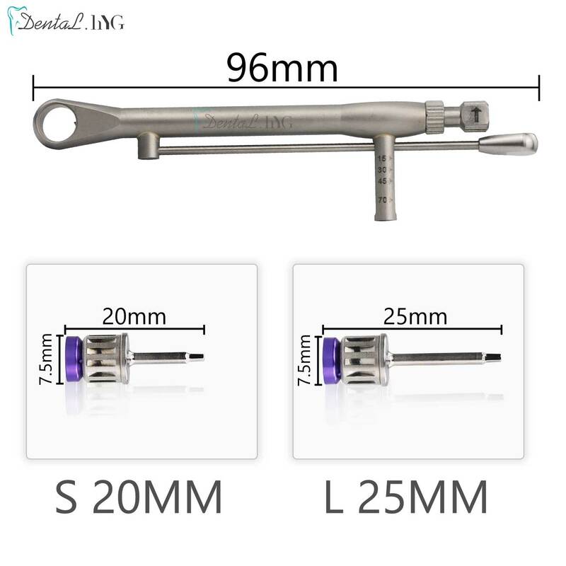 High Quality Screwdriver Tools Dental Implant Torque Wrench Ratchet 10-70NCM with Drivers & Wrench Kit