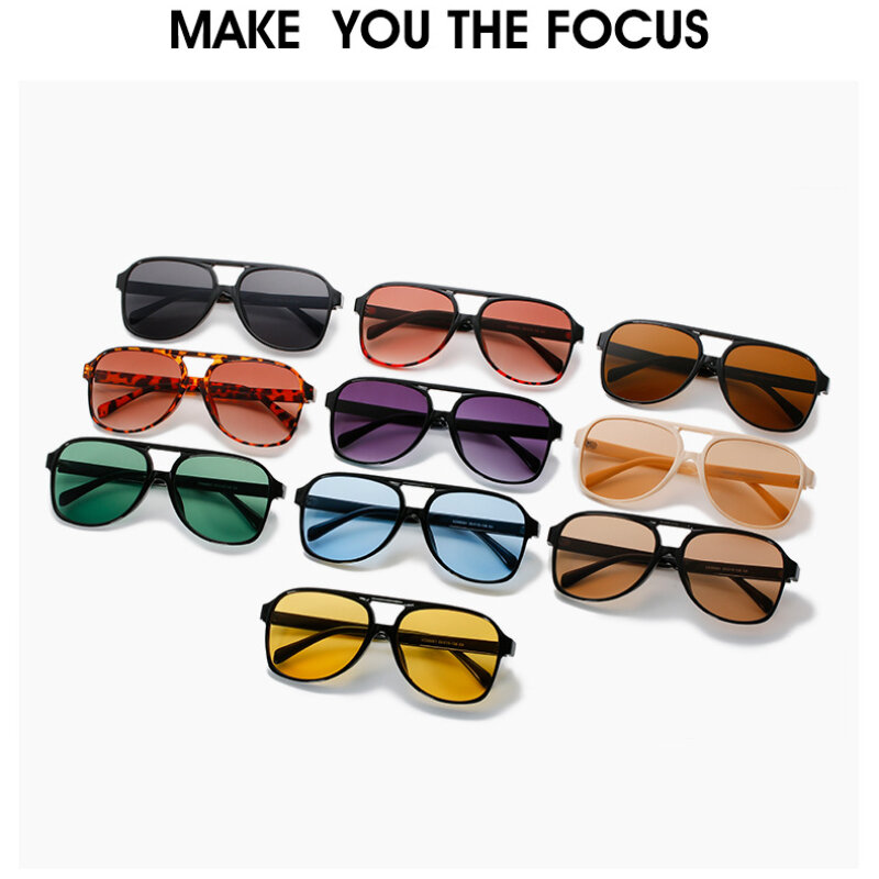Vintage Poilt markowe okulary przeciwsłoneczne projektant wysokiej jakości Trend mężczyźni panie luksusowe okulary przeciwsłoneczne ponadgabarytowe popularne okulary odcień UV400