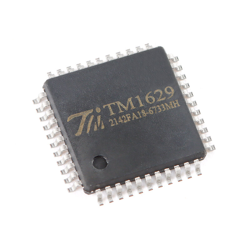 Parche auténtico Original TM1629 piezas, controlador de pantalla de diodo emisor de luz LED, chip IC, 5 LQFP-44