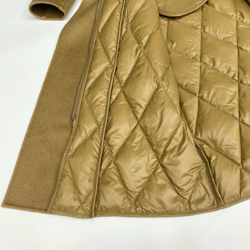 2023 теплое пальто с отложным воротником, Женская Толстая длинная верхняя одежда, куртки