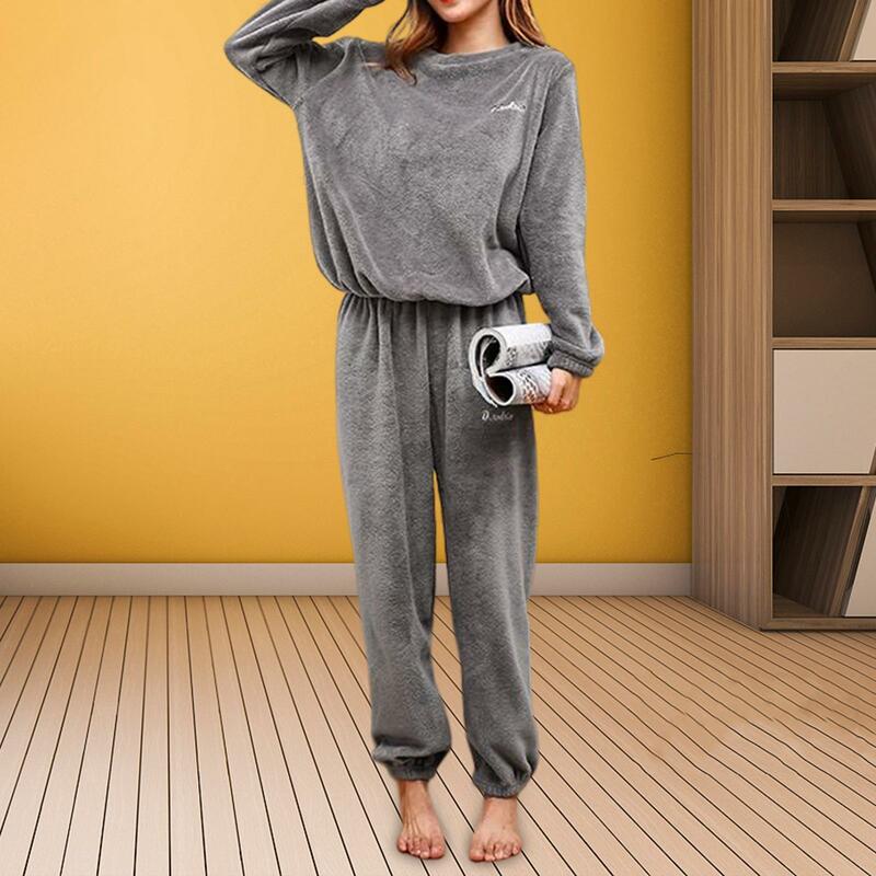 Cute Loungewear Pijama Sets para senhoras, camisola, Baggy Sleepwear, Lounge Pijama