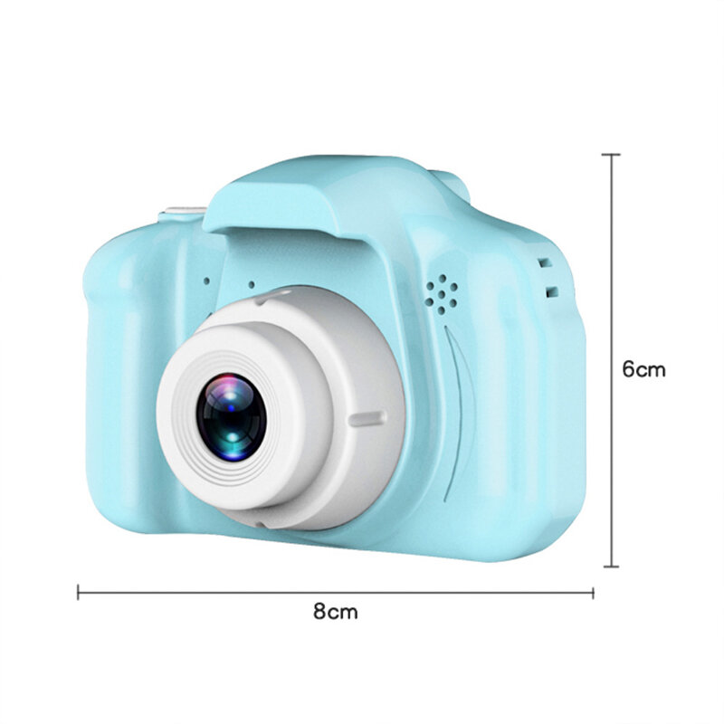 Mini câmera digital para crianças, pode tirar fotos, vídeo, pequenos brinquedos SLR, X2