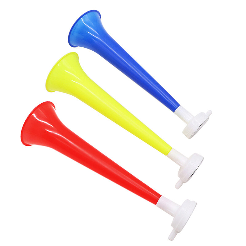 1pc × Fußball horn Jubel Plastik horn Fußballspiel Fans Cheerleading Requisiten Vuvuzela Kind Trompete Fußball Jubel Hörner