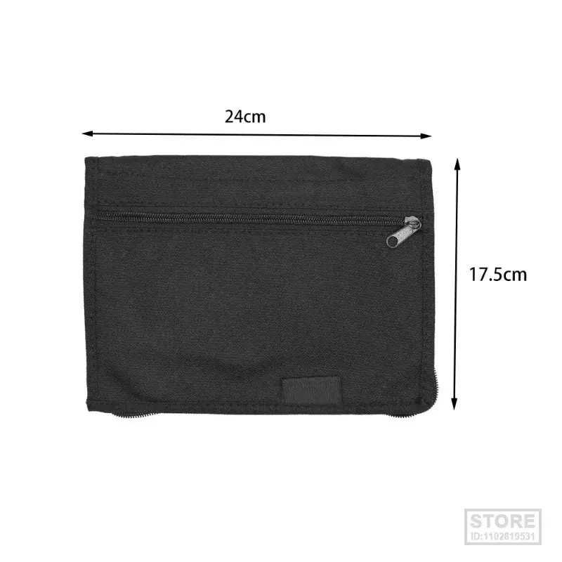 Car Interior Supplies Oxford Cloth Multi-pocket Portable Document Storage Bag Glove Box Manual Registration Card  