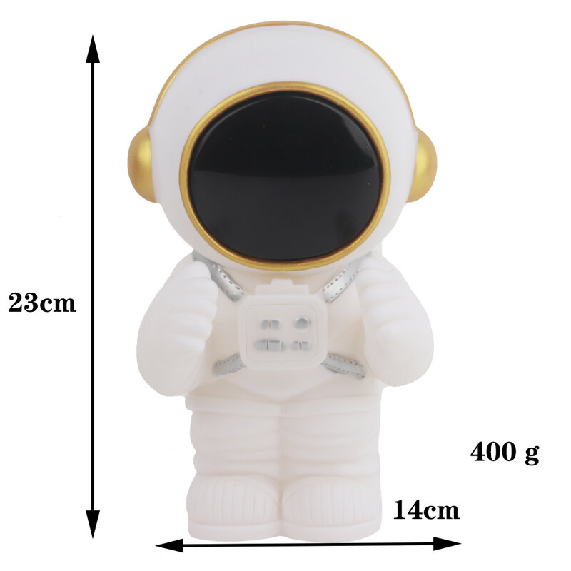 Creative Toy Astronaut Astronaut Desktop, Bedroom Decorations,Piggy bank, Small Desk Lamp Three In One Toy Girl's Gift Pendant