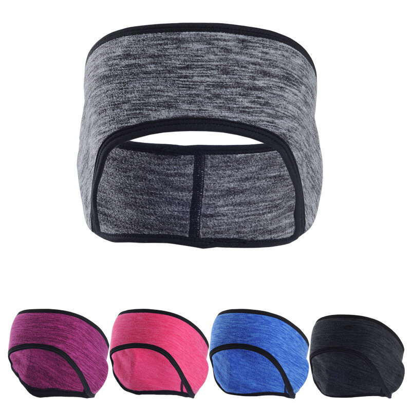 Ear Warmer Muffs Outdoor Sports Running Forehead Warmth Headband Cold Windproof Sweat-absorbing Earmuffs Ear Cover for Winter