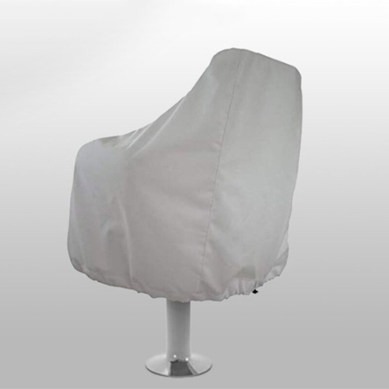High Quality Boat Helm for Seat Cover Chair Dustproof Sleeve with Elastic Cord Boat Cabin Seating Accessories DropShipping