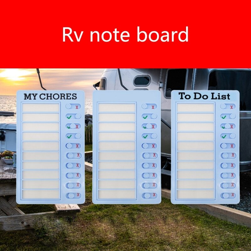 Daily Affairs Checklist Wall Mount Memo Boards for Elder Daily Care To-do-list D5QC