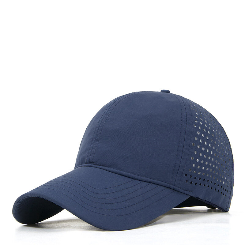 2023ใหม่ปรับ Quick แห้งหมวกเบสบอลเบสบอลหมวกฤดูร้อน Breathe หมวกแก๊ปตาข่ายแฟชั่นผู้ชายกีฬากลางแจ้ง Visor หมวกผู้หญิง