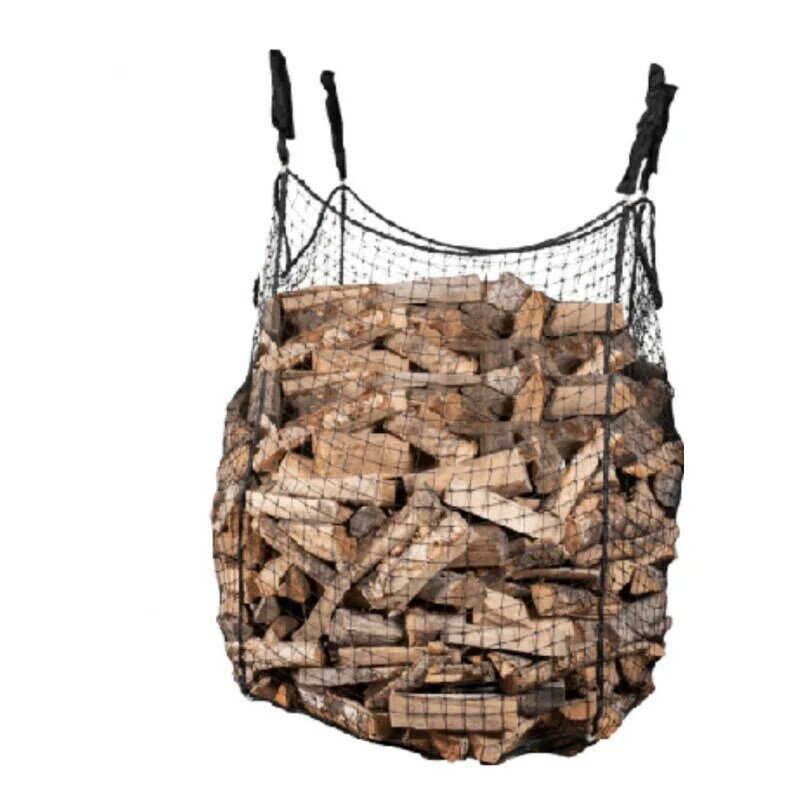 Prodotto personalizzato, forte fabbrica personalizza la rete riutilizzabile della borsa della rete della legna da ardere della rete ecologica dell'hdpe