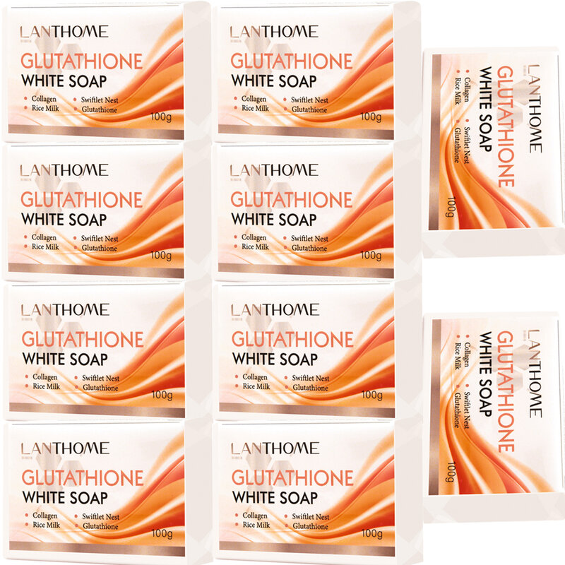 Lanthome Glutathion Whitening Zeep Bar Gezichtsreiniging Shampoo Bar Donkere Vlek Acne Remover Hydratatie Voor De Okselhuid