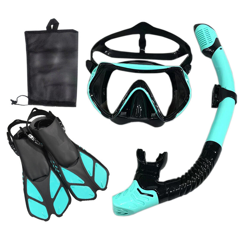 Máscara y gafas de Snorkel para adultos, conjunto de tubo de natación, Unisex